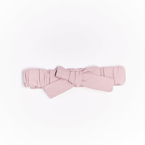 Kudaa Organic Bow Band - Wood Rose-Apparel-SKU: 910014 - Bunnies By The Bay