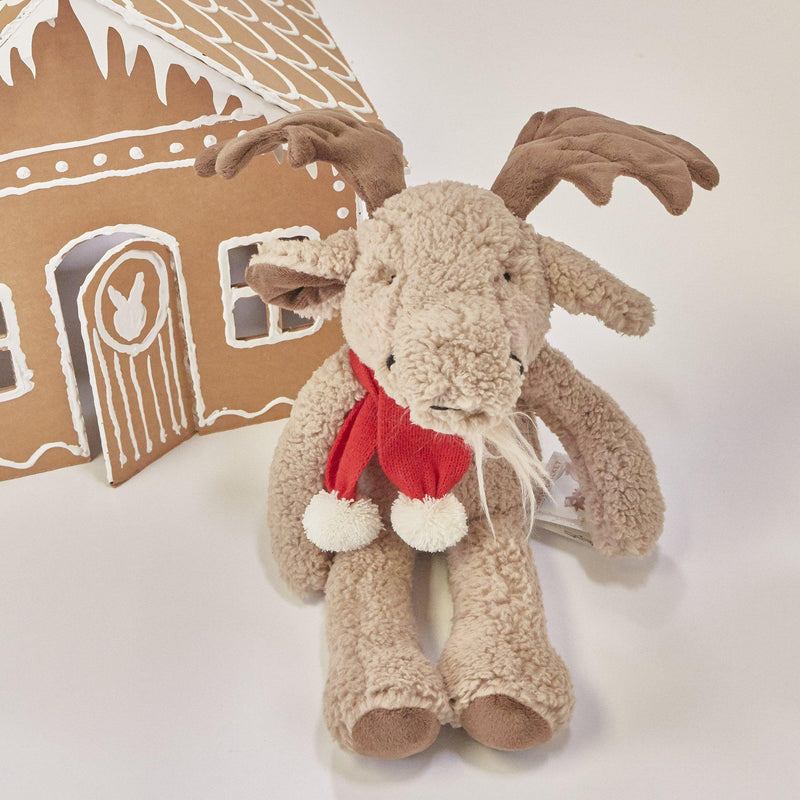 RETIRED - Limited Edition - Holiday Bruce the Moose-Holiday Plush-SKU: - Bunnies By The Bay