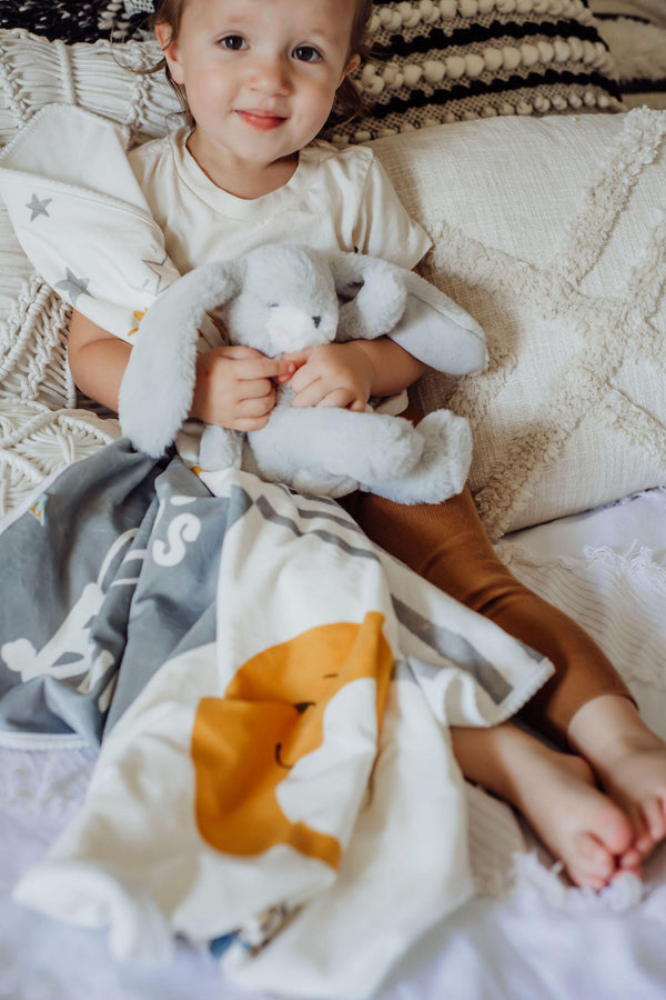 Bloom Bunny Lovies On-The-Go Baby Gift Set-Gift Set-SKU: 103111 - Bunnies By The Bay