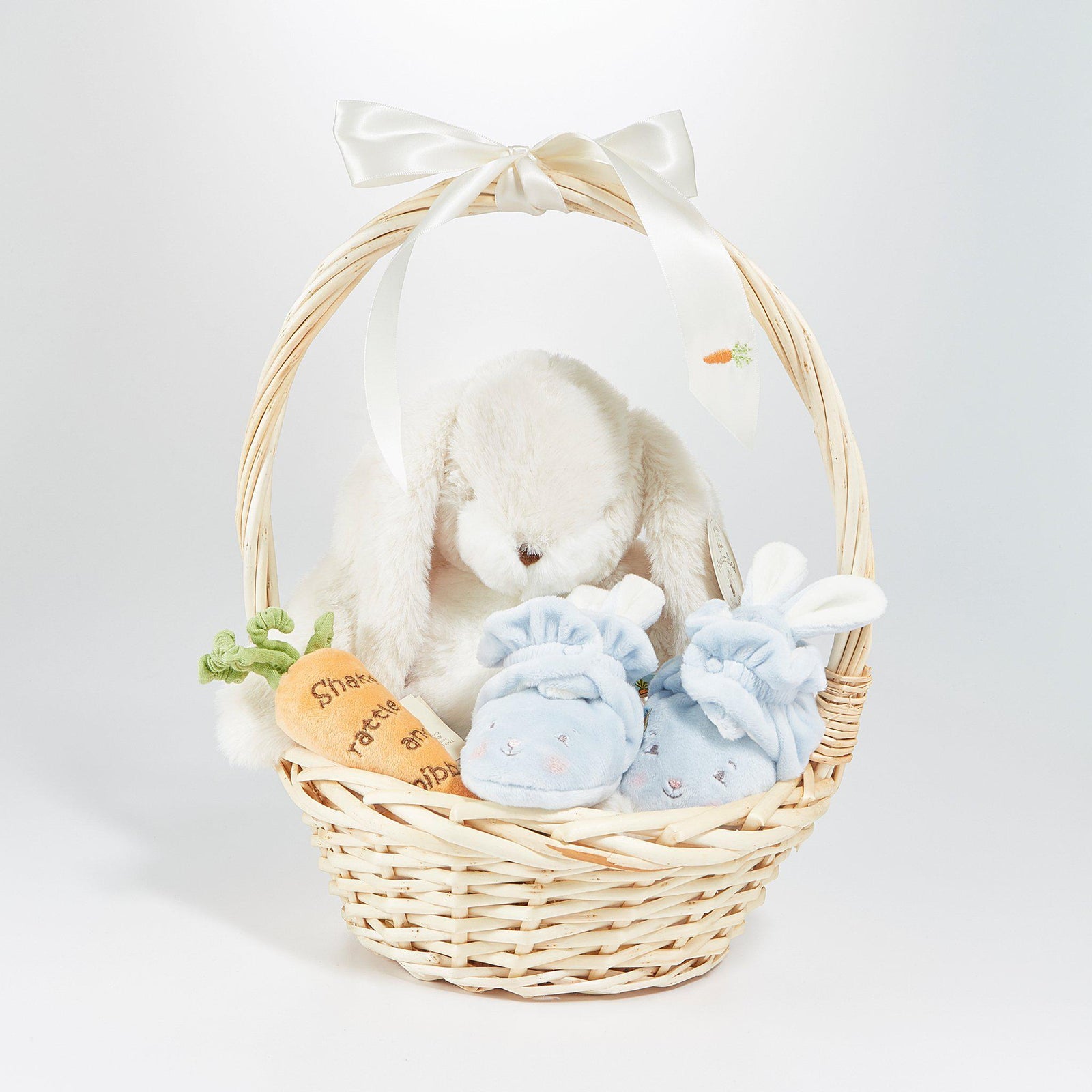 Personalized Easter Basket Wicker Basket Custom Embroidery