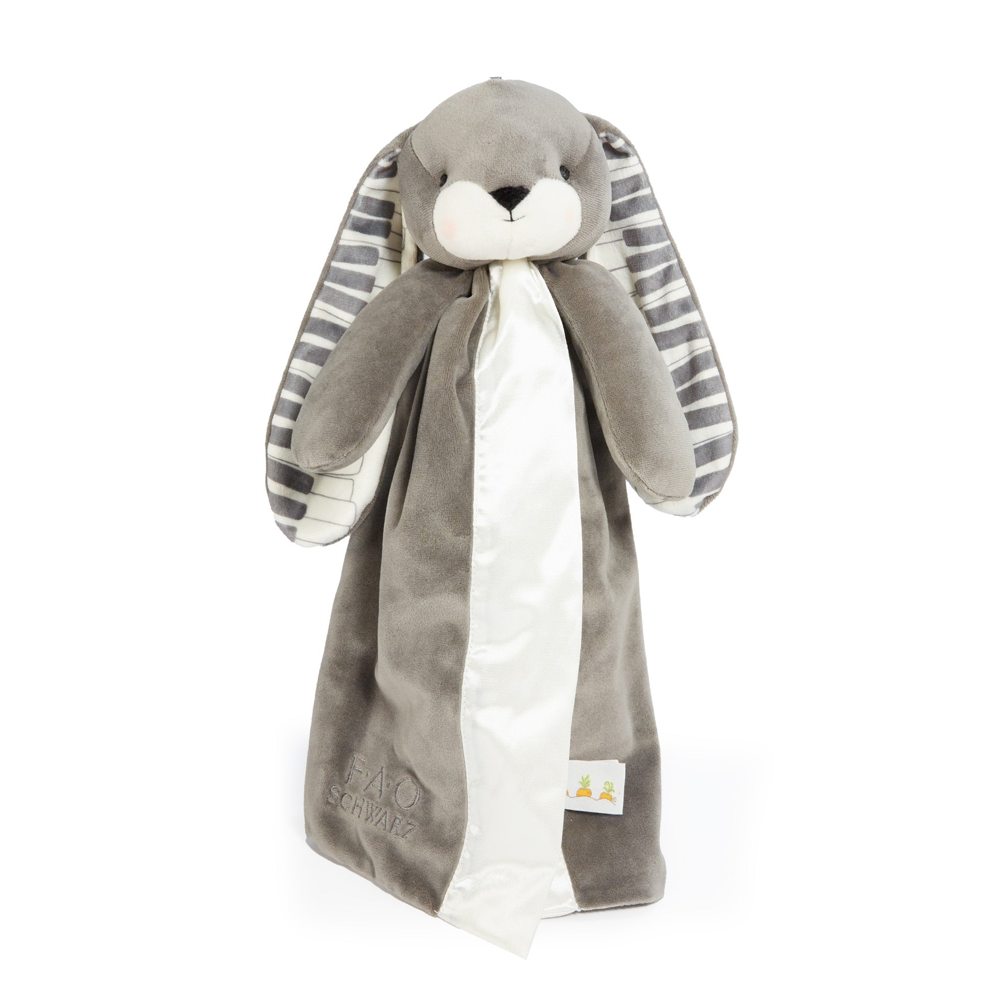 FAO Schwarz 160th Anniversary Nibble Bunny Buddy Blanket - Coal | Baby ...