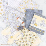 Fabric - Bloom and Little Star Collection - Packed Bunnies - 1/4 yard-Fabric-Bunnies By The Bay