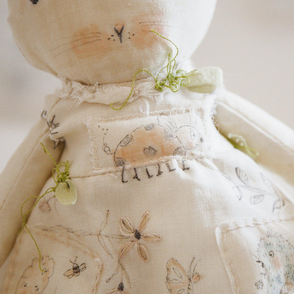 Hutch Studio Original - Greta Garden - Hand-Crafted Cotton Bunny-Hutch Studio Original-SKU: HS309 - Bunnies By The Bay