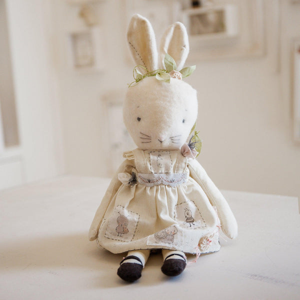 Hutch Studio Original - Lady Bumble Bug - Hand-Crafted Cotton Bunny-Hutch Studio Original-SKU: HS314 - Bunnies By The Bay