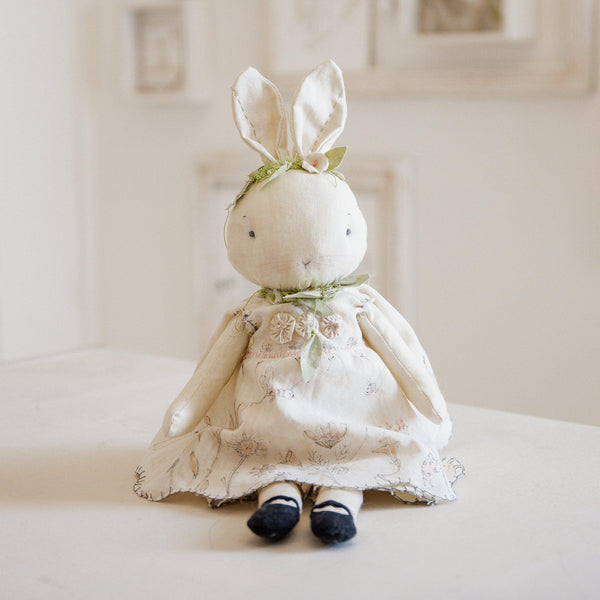Hutch Studio Original - Willa Wildflower - Hand-Crafted Cotton Bunny-Hutch Studio Original-SKU: HS310 - Bunnies By The Bay