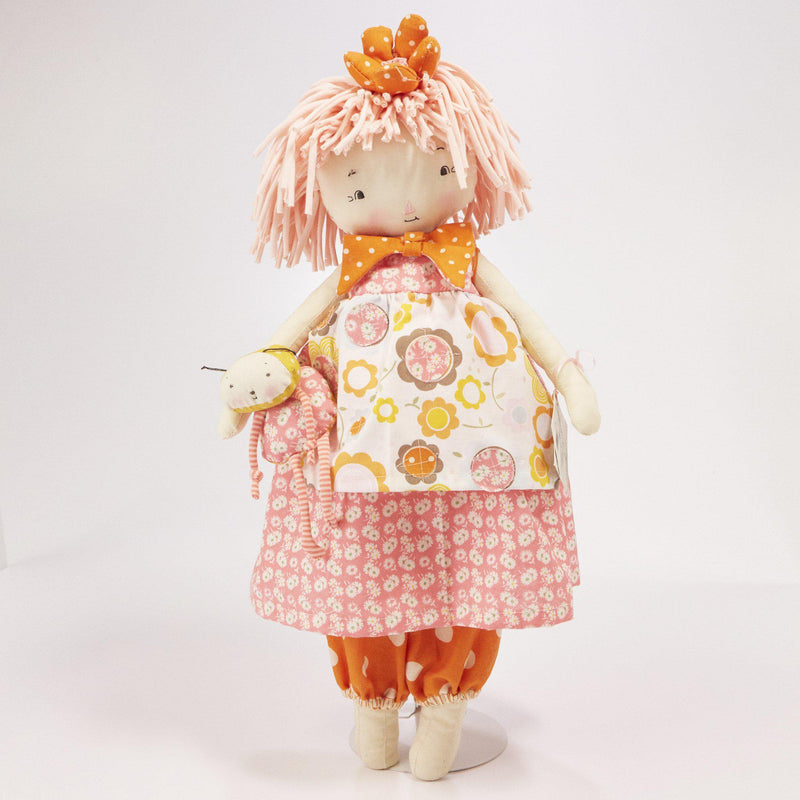 Hutch Studio - Greta Gerberera - Make and Mend One of a Kind Doll-HutchStudio Original-SKU: HS00150 - Bunnies By The Bay
