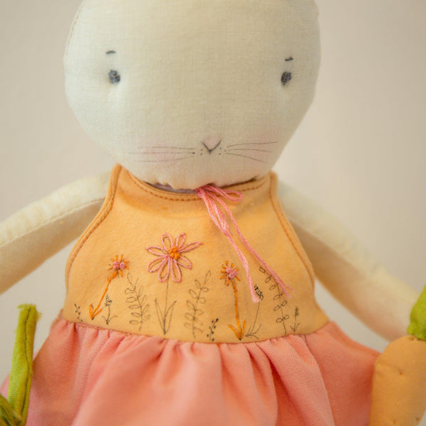 Hutch Studio - Coco Carrot - One of a Kind Bunny-HutchStudio Original-SKU: - Bunnies By The Bay