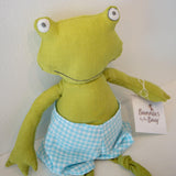 Hutch Studio - Tad Toad - Handmade Frog-HutchStudio Original-SKU: - Bunnies By The Bay
