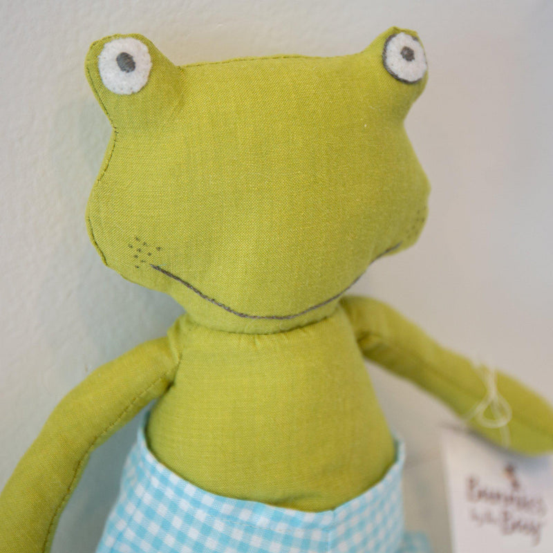 Hutch Studio - Tad Toad - Handmade Frog-HutchStudio Original-SKU: - Bunnies By The Bay