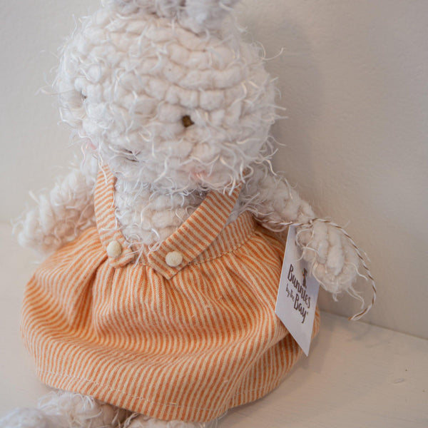 Hutch Studio - Harriet Hoppy - Bunny in Handmade Clothing-HutchStudio Original-SKU: - Bunnies By The Bay