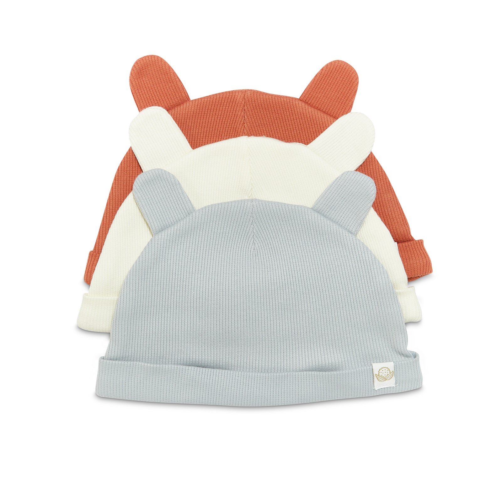 Kudaa Organic Bunny Ears Cap - Paprika | Organic Baby Clothing