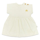 Kudaa Organic Short Sleeve Twirl Dress - Sugar Cookie-Clothing-SKU: 910326 - Bunnies By The Bay