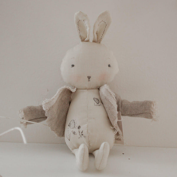 Hutch Studio Original - Loved Bunny - One of A Kind-HutchStudio Original-SKU: KK102 - Bunnies By The Bay
