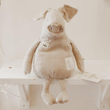 Hutch Studio - Lulu Gray - One of a Kind Pig-HutchStudio Original-SKU: - Bunnies By The Bay