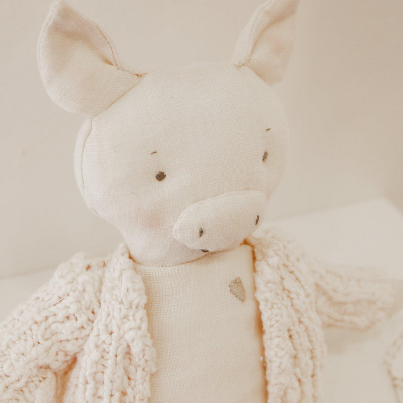 Hutch Studio - Miss Piggy - One of a Kind Pig-HutchStudio Original-SKU: - Bunnies By The Bay