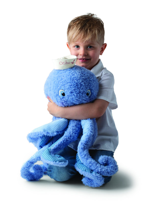 Mucho Ocho the Big Octopus Plush Toy -Good Friends By The Bay-Bunnies By The Bay-bbtbay