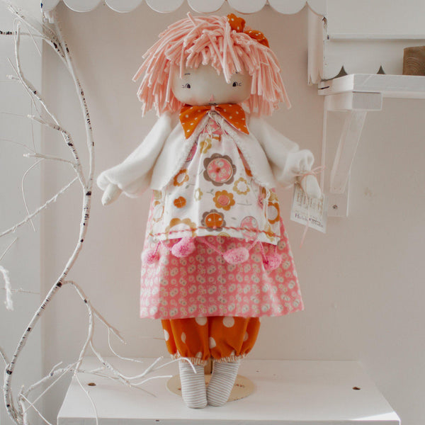 Hutch Studio Original - Petunia - One of a Kind Doll-HutchStudio Original-SKU: HS21-10 - Bunnies By The Bay