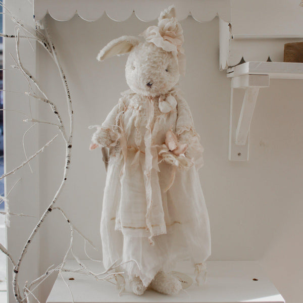 Hutch Studio Original - Purity - One of a Kind Bunny-HutchStudio Original-SKU: HS21-11 - Bunnies By The Bay