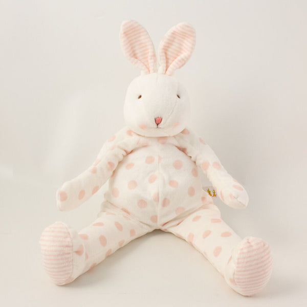 Image of Polka Dots Bunny Pink - Carrots® Collection-Stuffed Bunny-Bunnies By the Bay-bbtbay