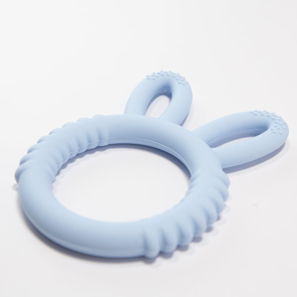 Baby Soother - Silicone Bunny Teething Ring-Teether-SKU: 730010 - Bunnies By The Bay