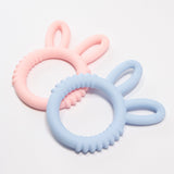 Baby Soother - Silicone Bunny Teething Ring-Teether-SKU: - Bunnies By The Bay