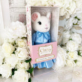 Claris The Mouse - Tres Belle Blue Plush Doll-Doll-SKU: CLAR2102 - Bunnies By The Bay