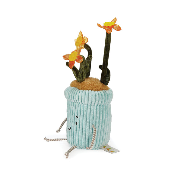 Window Silly - Daffodil Blue Pot-SKU: 190171 - Bunnies By The Bay