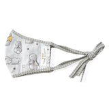 Bloom Bunny with Stars Cloth Face Mask for Adults and Kids-Bloom Bunny-SKU: - Bunnies By The Bay