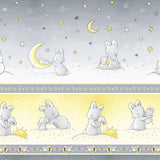 Image of Fabric - Bloom Little Star Collection - 11" Bunny Stripe - 1/4 yard-Fabric-Bunnies By The Bay-bbtbay