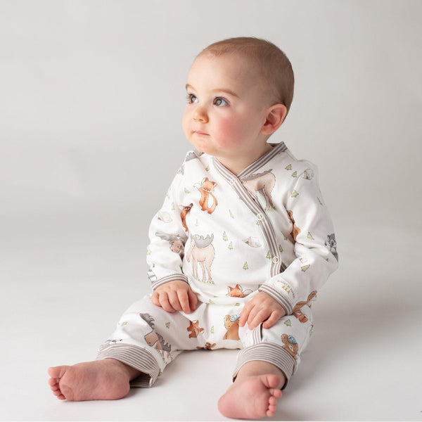 Image of Camp Cricket Romper-Apparel-Bunnies By The Bay-9-12 months-Forest Friends-bbtbay