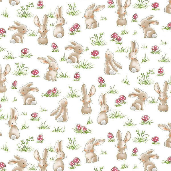 Image of Fabric - Camp Cricket Collection - Curious Bunnies - 1/4 yard-Fabric-Bunnies By The Bay-bbtbay
