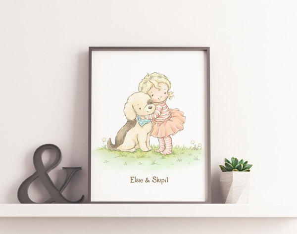 Image of Digital Art: Elsie & Skipit-Digital Art-Bunnies By The Bay-bbtbay