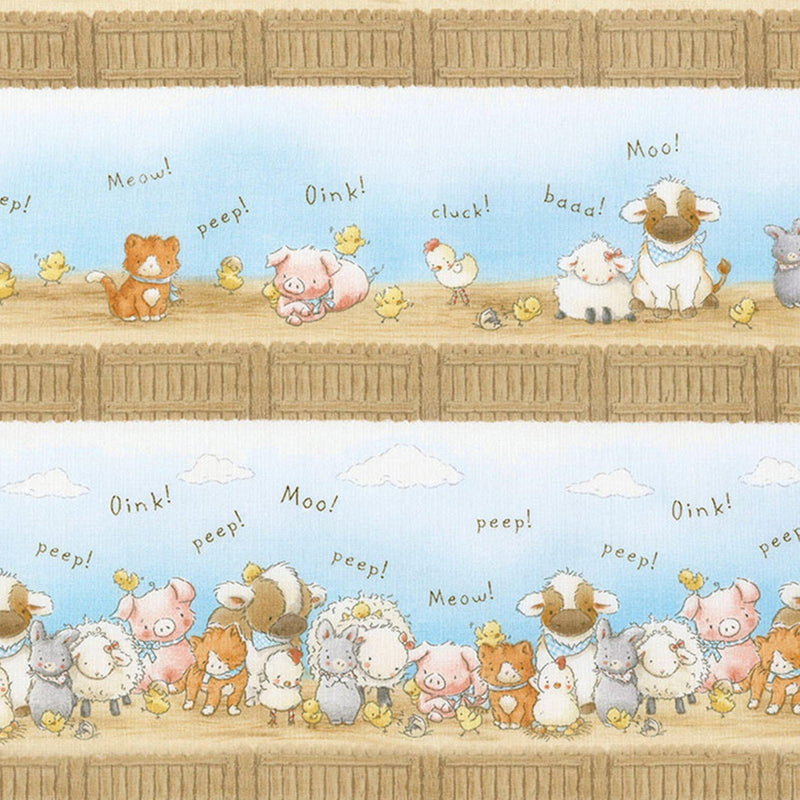 Image of Fabric - Good Friend Farm Collection - Farm Stripe - 1/4 yd-Fabric-Bunnies By the Bay-bbtbay