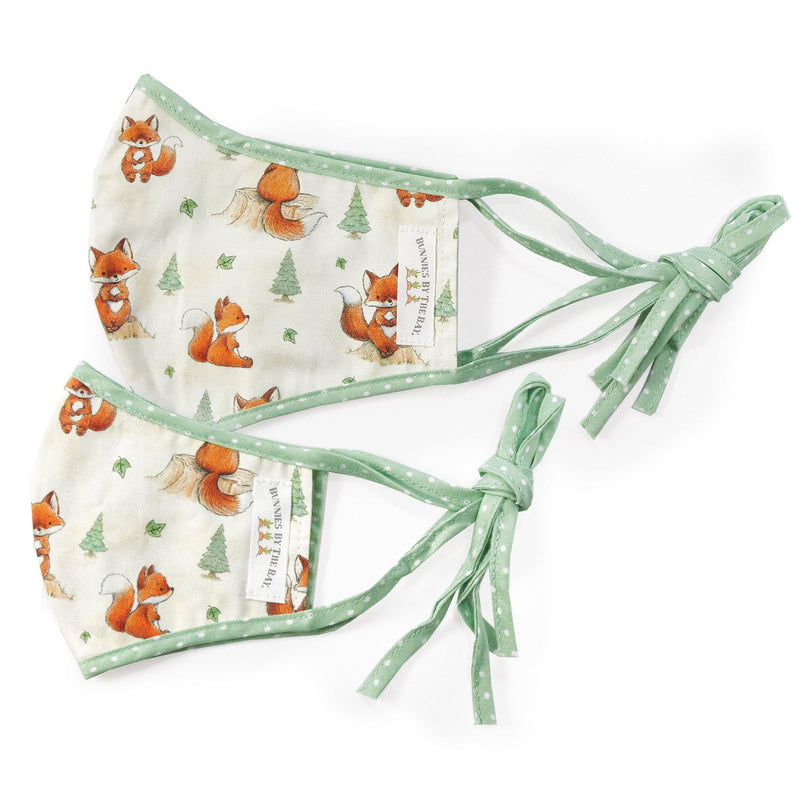 Foxy Cloth Face Mask for Adults and Kids-Face Mask-SKU: - Bunnies By The Bay