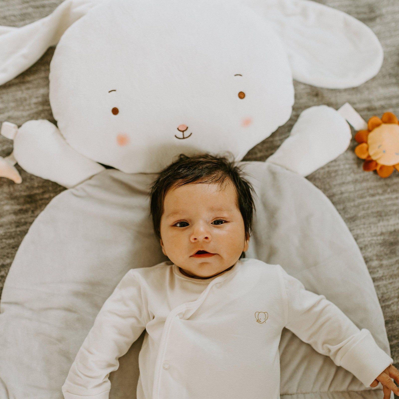 Bloom Bunny Play Mat | Baby Blankets | Tummy Time Mat