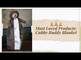 RETIRED - Cubby the Bear Buddy Blanket with Face Mask
