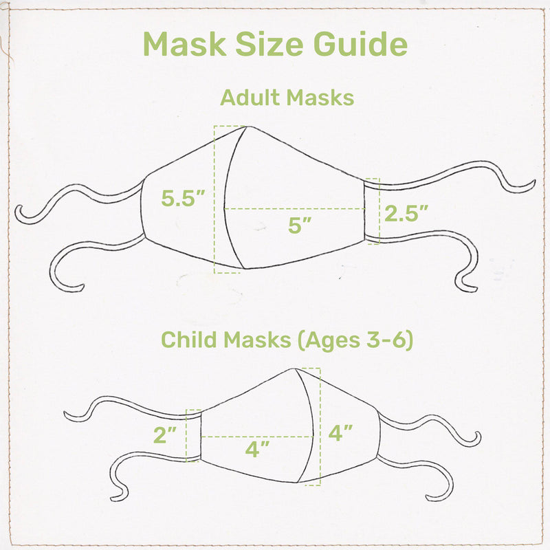 Foxy Cloth Face Mask for Adults and Kids-Camp Cricket-SKU: - Bunnies By The Bay