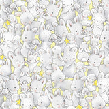 Image of Fabric - Bloom and Little Star Collection - Packed Bunnies - 1/4 yard-Fabric-Bunnies By The Bay-bbtbay