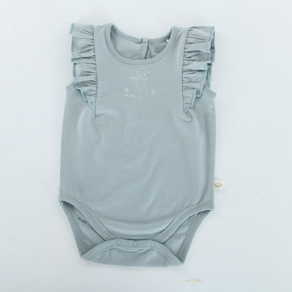 Kudaa Organic Frilly Gift Set - Bay Blue-Gift Set-SKU: 910071 - Bunnies By The Bay