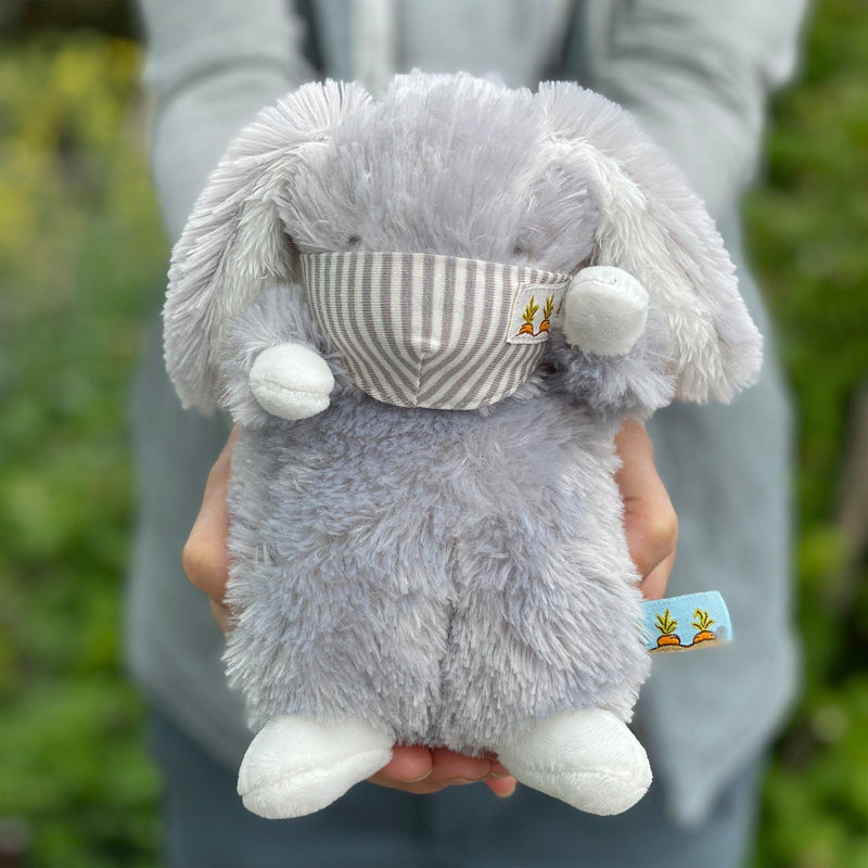 Wee Bloom Bunny with Face Mask-Stuffed Animal-SKU: 101138 - Bunnies By The Bay